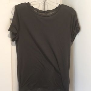 All Saints Tops - ALLSAINTS grey cold shoulder t-shirt All Saints Tops - ALLSAINTS grey cold shoulder t-shirt
